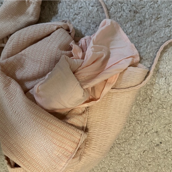 Bloomingdale’s light pink cut out beach maxi dress size small - Picture 12 of 13